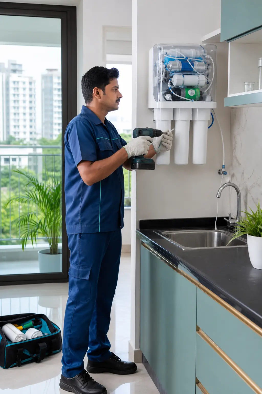 RO Water Purifier Installation technician service